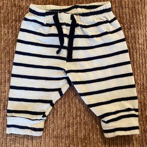Baby Gap Striped Cotton Pants 0-3M